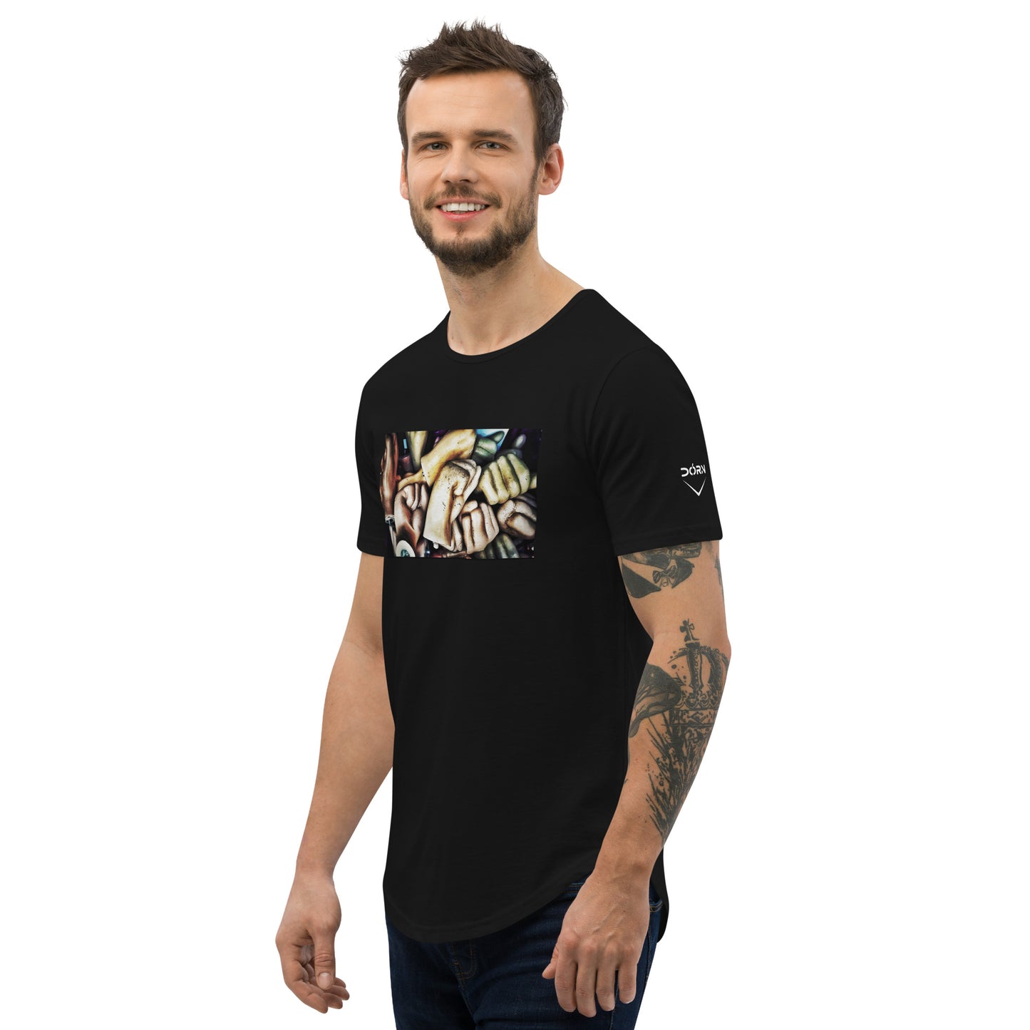 Men's Curved Hem T-Shirt